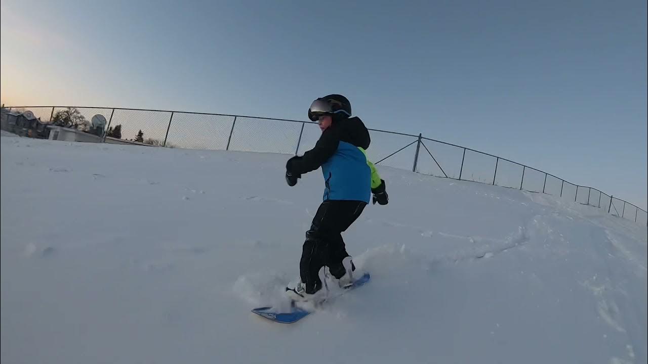 First time snowboarding YouTube