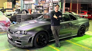 Sean \& His Dream Nissan Skyline GT-R R34 VSPEC. NISMO CRS Replica headed to USA!