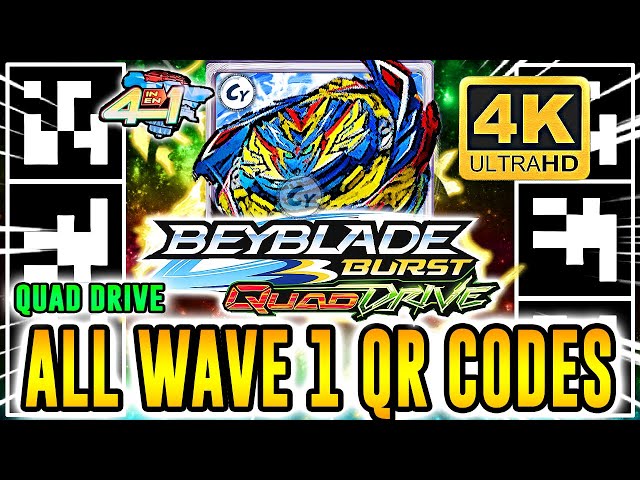 ALL 56 BEYBLADE BURST RISE APP QR CODES FULL COLLECTION WAVES 1 TO 4 