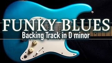Uptown Funky Blues Backing Track in D minor | SZBT 1088