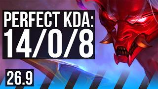 ZED vs MALZAHAR (MID) | Perfect KDA: 14/0/8 | EUNE Master | 26.9