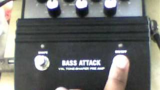 Hartke Bass Attack - VXL Tone-Shaper Pre Amp Review