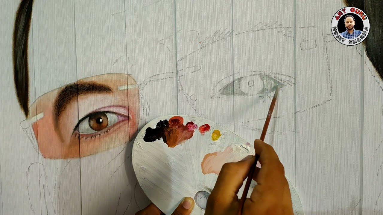 how to make skin color / oil painting/ skin tone /by Mohit sharma YouTube