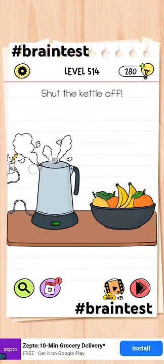 Level 514 - Brain Test All - Star: IQ Boost (shut the kettle off)#braintest#braintestanswers