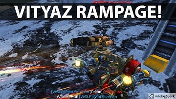 War Robots #WarRobotSKILL Challenge - Vityaz Rampage!