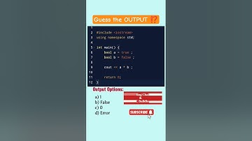 Guess THE OUTPut 🧠⁉️ Boolean values quiz #cpp #interviewquestion #programming #quizchallenge #cse