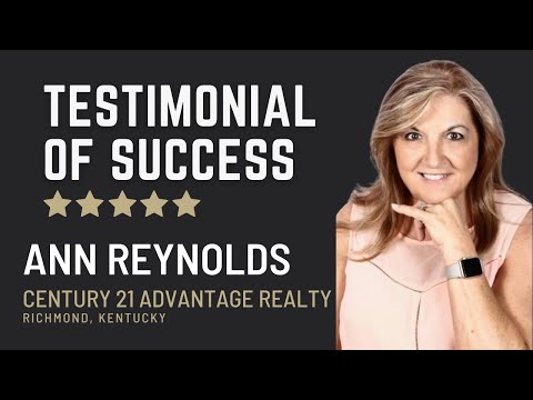 Agent Testimonial for CENTURY 21 Advantage Realty, Ann Reynolds