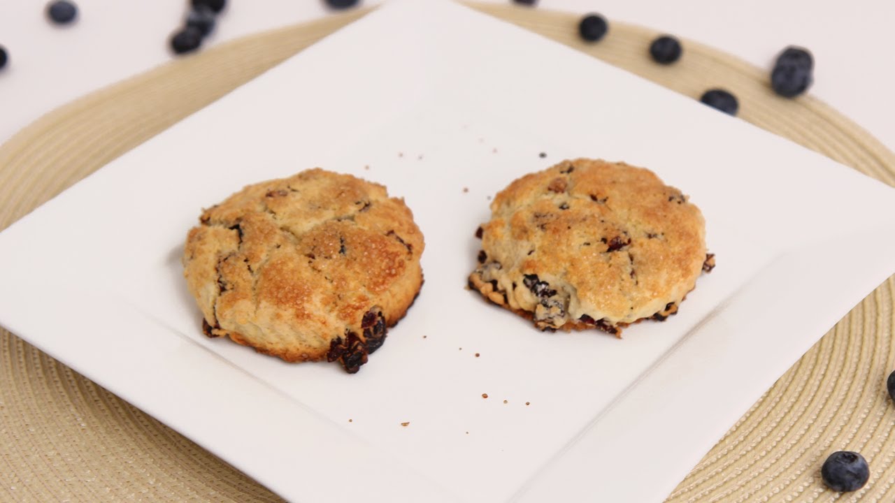 Lemon Blueberry Scones Recipe Laura Vitale Laura in the Kitchen