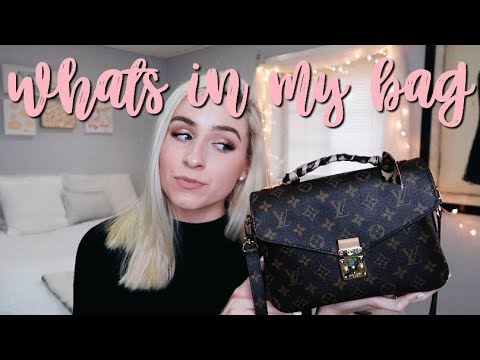 Whats in my Bag? Louis Vuitton Pochette Metis & Review - YouTube