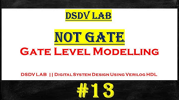 not gate verilog code | not gate | verilog code | verilog hdl | vlsi | xilinx | gate level modelling