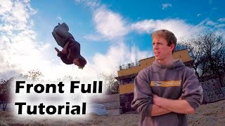 How to learn Front Full Twist in one training (Front Full Tutorial)