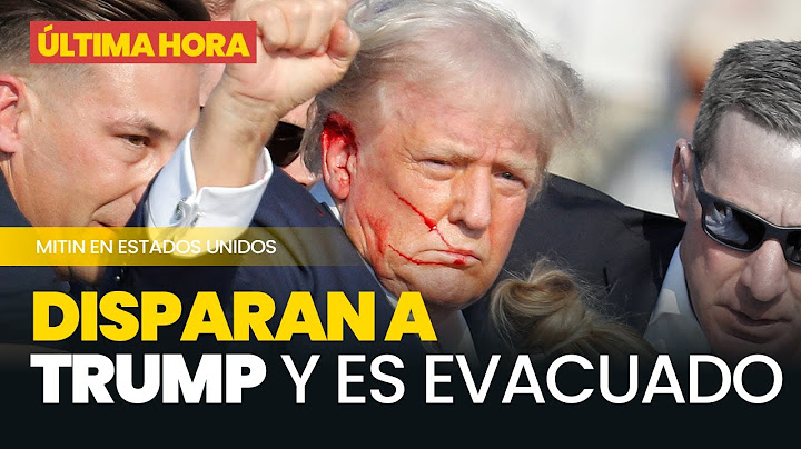ESTADOS UNIDOS | Donald Trump, evacuado herido tras ser disparado durante un mitin