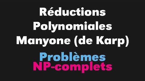 Réductions (manyone) polynomiales en calculabilité