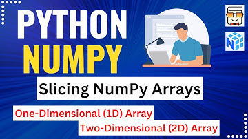 L6: Slicing NumPy Arrays: Manipulate 1D & 2D Arrays like a Pro! Python NumPy Coding Tutorial | Hindi