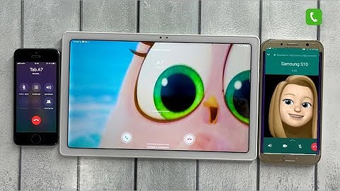 Tablet Vs phone Incoming Call Samsung Galaxy Tab A7 Vs A7 & IPhone 5s