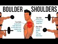 AESTHETIC V-TAPER PHYSIQUE. Boulder Shoulder Training. Grow the 3 Heads of the Delts