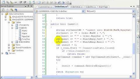 Demo ứng dụng với mô hình 3 layer P2- Quan hệ nhiều bảng
