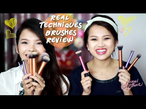 Review chổi/cọ trang điểm Real Techniques | Loveat1stshine