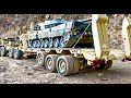 RC Car US Army Military Truck 8x8 HG-P802, HG-P806 Trailer + Leopard 2A6 TANK 헝롱 레오파드 탱크, 8륜 트레일러