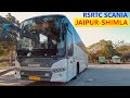 Chandigarh to Shimla Scania bus Vlog | RSRTC - Jaipur to Shimla | Himbus