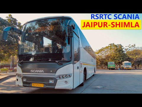 Chandigarh To Shimla Scania Bus Vlog | RSRTC - Jaipur To Shimla | Himbus