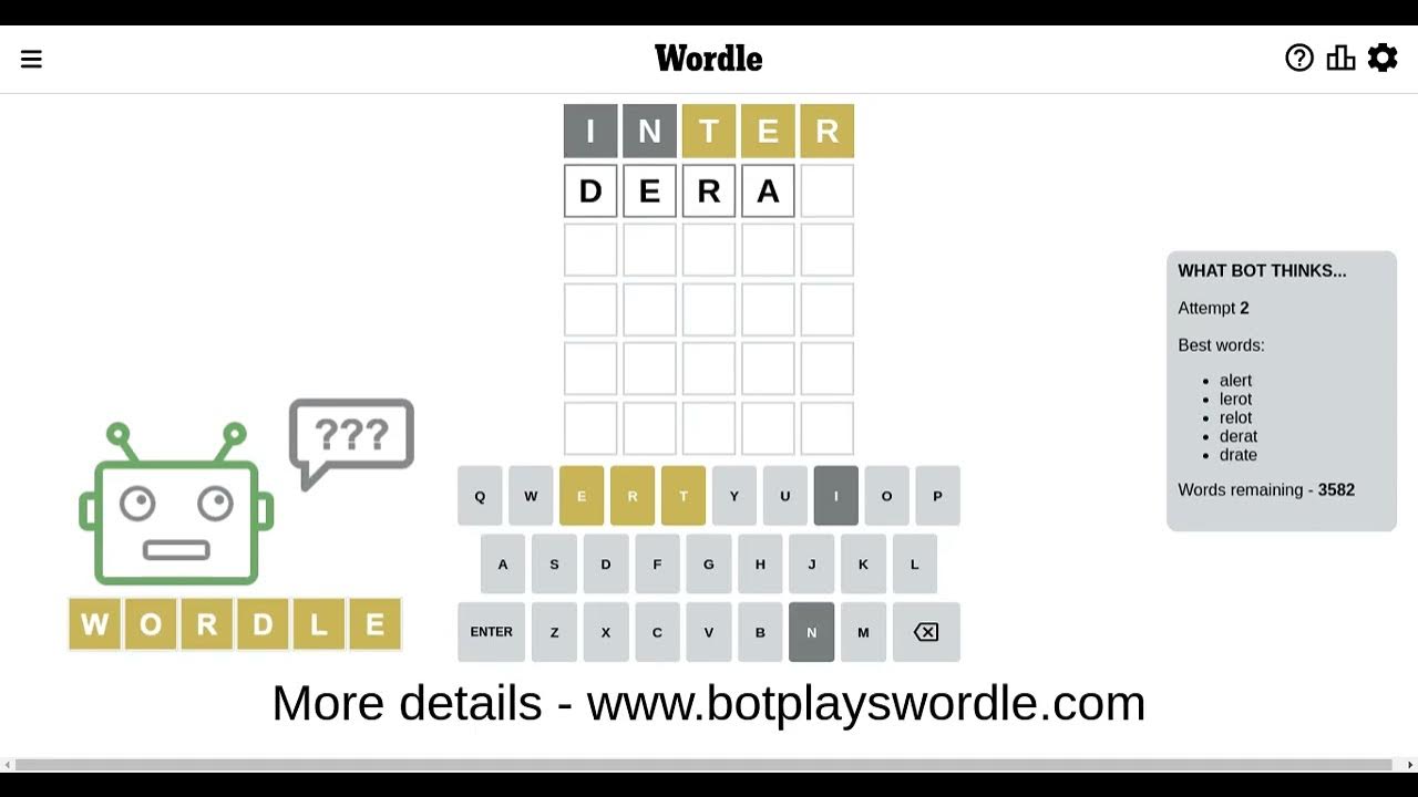 Nov 19, 2022 Bot plays Wordle 518 Can you guess today's word