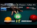 Match 1 finale des hauts de france partie libre nationale 1  vankieken david vs jonard  mathieu