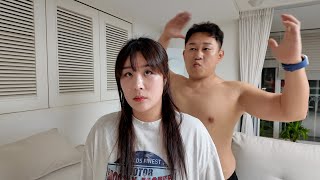 와이프가 사준 애플워치 잃어버렸다 찾아서 큰소리치는 남편