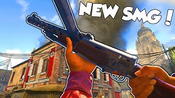 ZK-383 DLC GUN has RAPID FIRE BUILT IN.. (INTENSE!) BEST ZK 383 SMG V2 ROCKET CLASS in COD WW2!