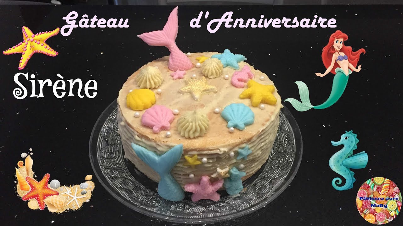 Recette Layer cake sirène - Blog de