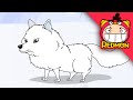 Fennec Fox vs Artic Fox | Animal battle | for Toddlers | funny video | REDMON