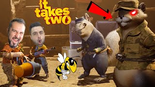 Sincak çetesi bizi esir aldı! Donumuza kadar çalmışlar! | PS5 It takes two Türkçe bölüm #3