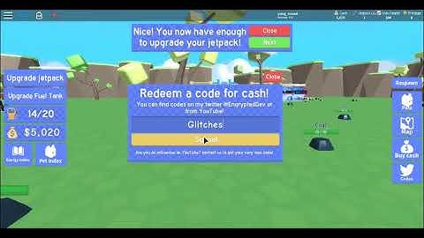 ALL *SECRET* CODES IN JETPACK SIMULATOR! (Roblox)
