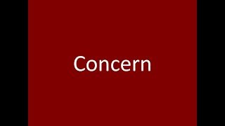 Concern