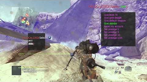 Modern Warfare 2, All Client Mod menu (Xbox 360 Tu8)