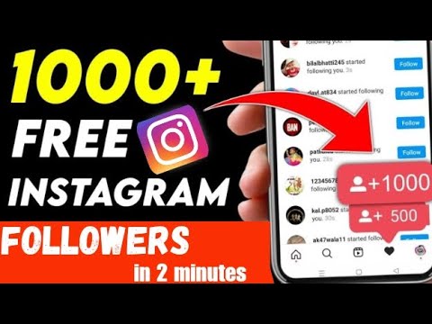 How To Get Instagram Followers Free | Instagram Par Followers Kaise ...