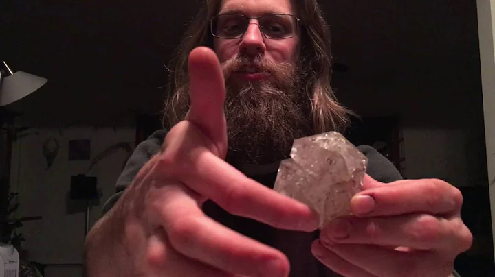 The Rock Wizard Shows off Herkimer Diamonds from Paradise Falls