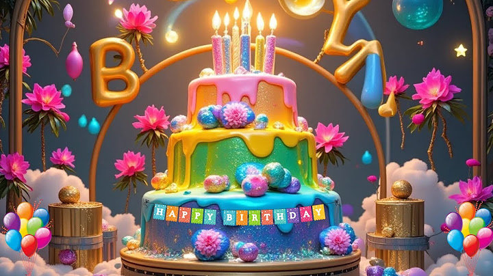 Happy Birthday To You - Happy Birthday - Happy Birthday - Happy Birthday To You...!