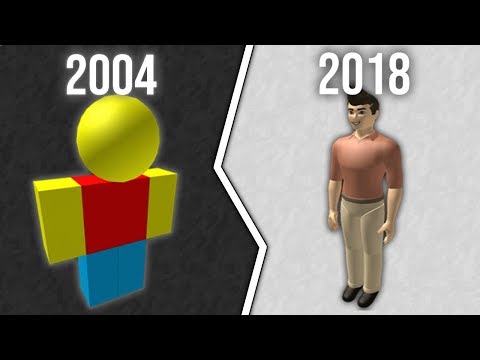evolution of roblox 2004 2018 youtube