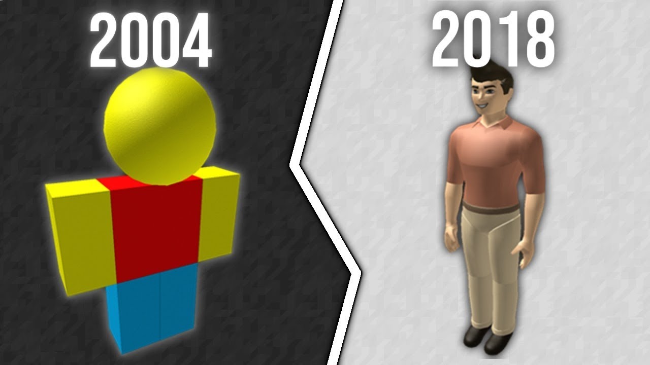 Roblox Evolution Of Characters 2004 2018 Youtube - the history of roblox from 2004 to 2018