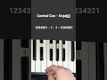 How To Play Central Cee - Doja (Piano Tutorial) #piano  #tutorial #trending #easy #shorts #short