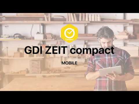 GDI Zeit Compact | Mobile Zeiterfassung – schnell, einfach, rechtskonform!