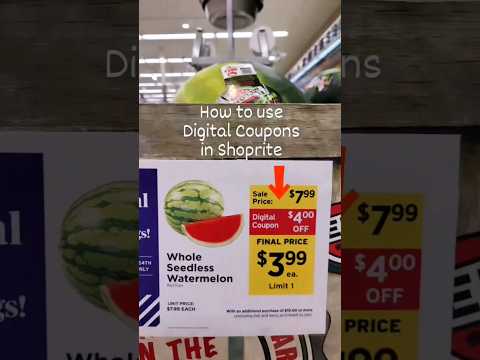 How to use Digital Coupons in Shoprite