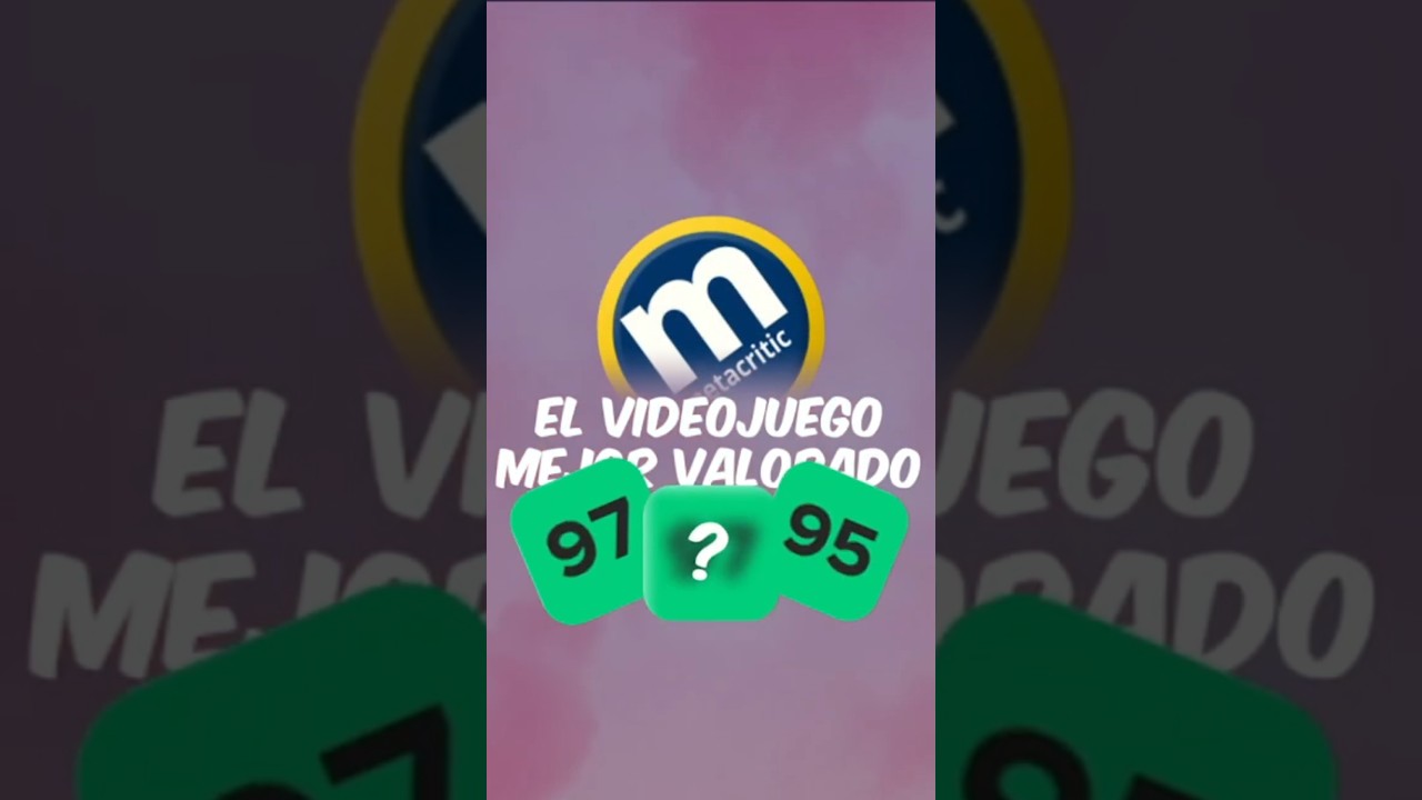 El juego mejor valorado de la historia… según Metacritic 🎯