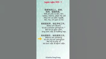 Luyện Nghe Tiếng Trung HSK 1 -  P4: Nhà của Tôi #hoctiengtrung #hsk1 #tiengtrung