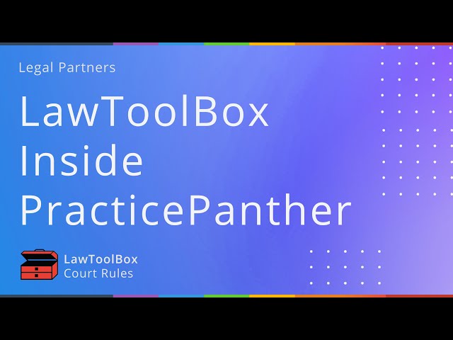 LawToolBox for PracticePanther
