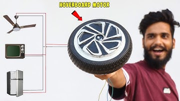 1000₹ के खराब hoverboard से बचाएं 20,000₹ | how to make generator using hoverboard motor