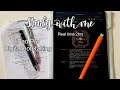 REAL TIME study with me 2 hour || iPad pro digital notetaking