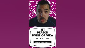 1st Person Point Of View (POV) | Creative Writing Lessons for beginners