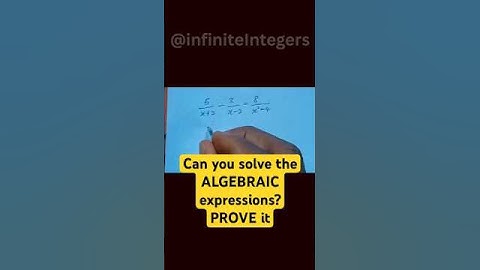 How To Solve & Simplify algebraic Expression  #algebra  #mathtips #mathstricks #algebraicexpressions